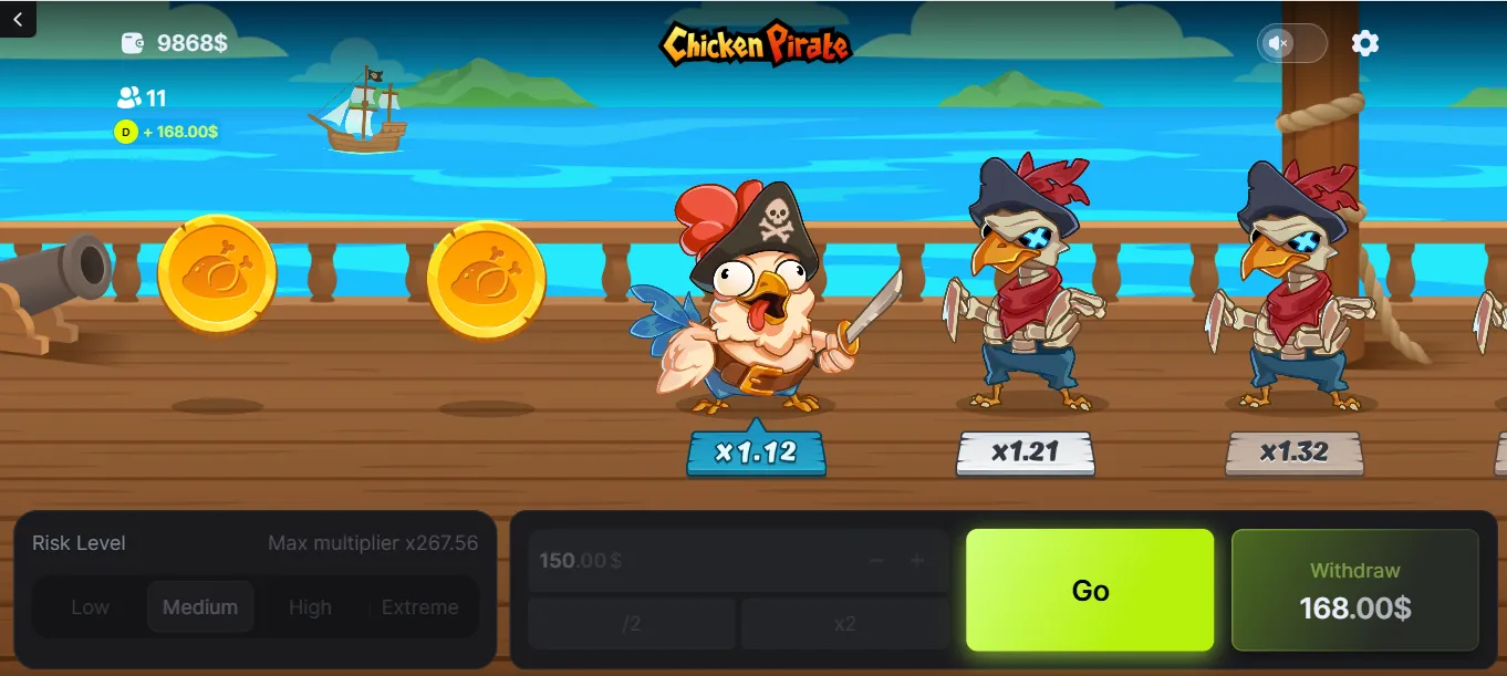 Chicken Pirate demo